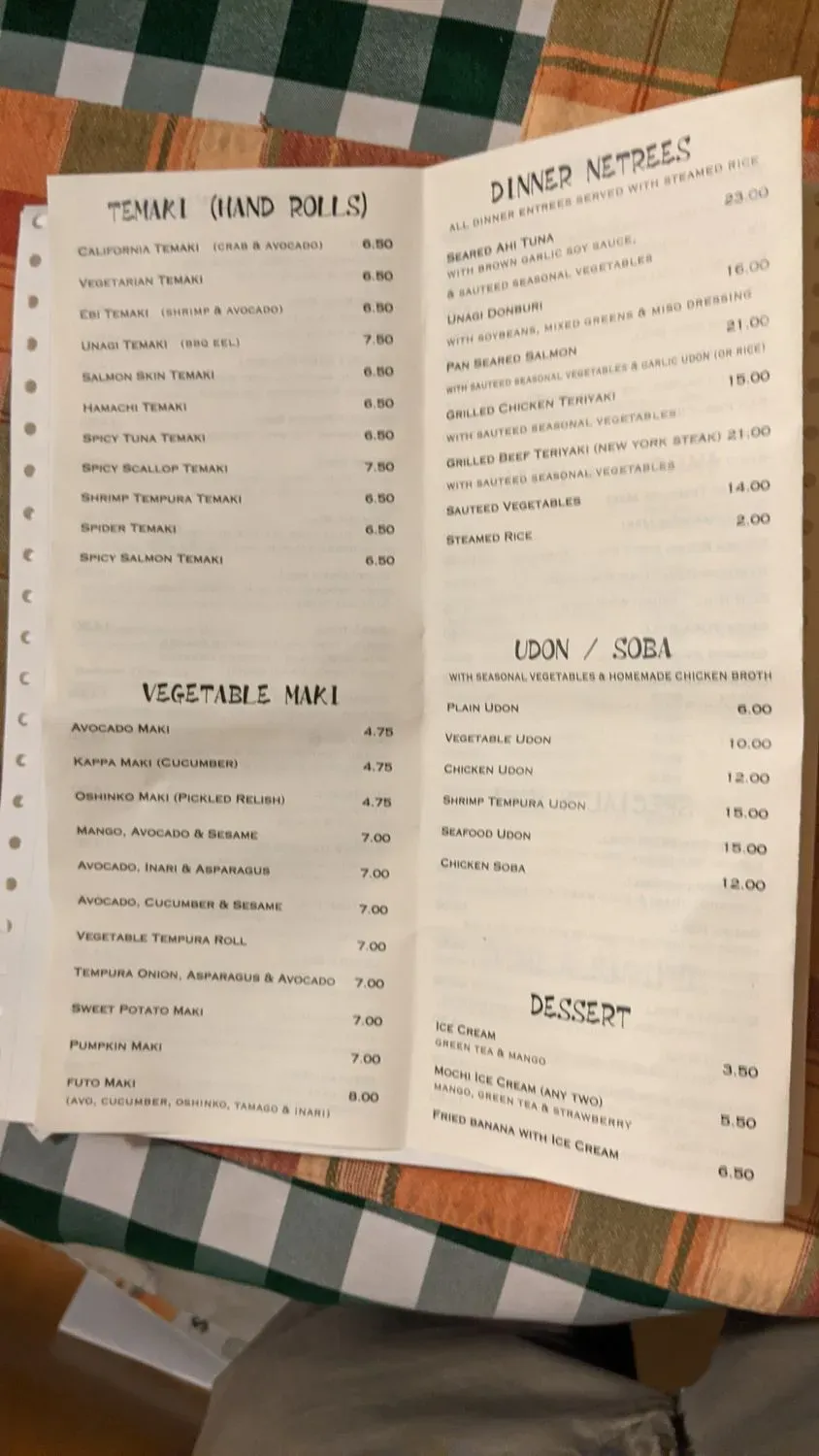 Menu 2