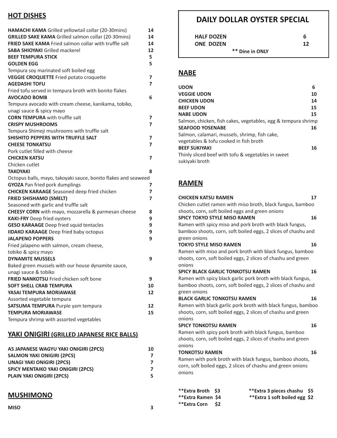 Menu 2