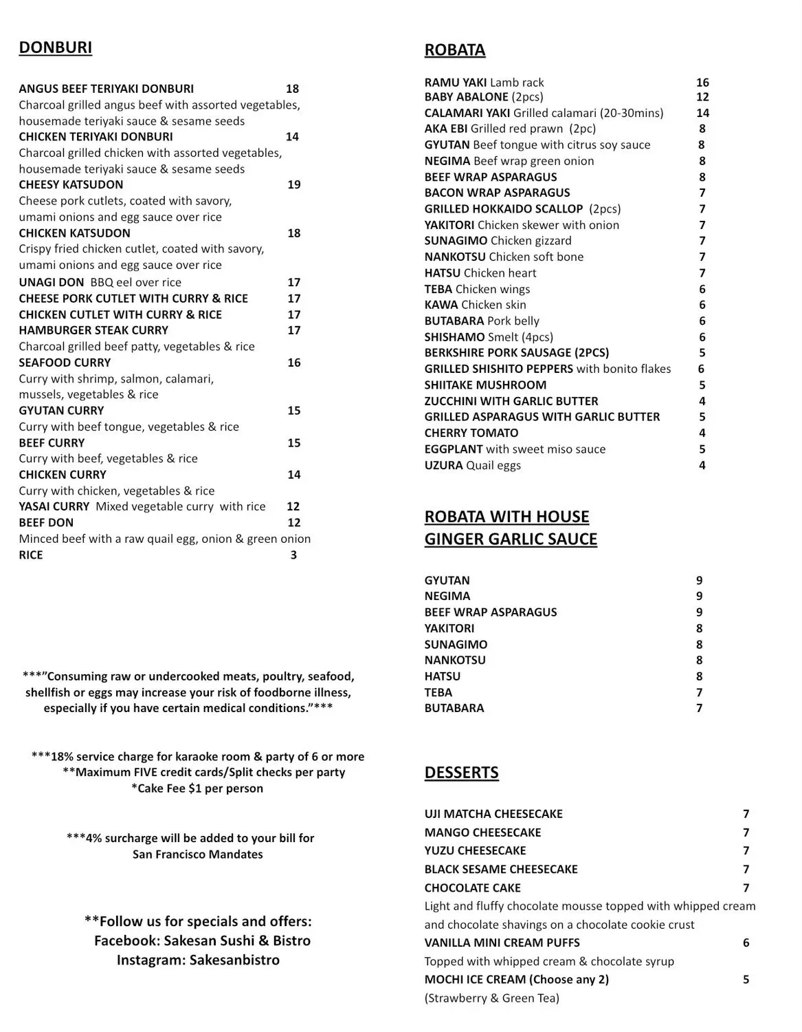 Menu 4