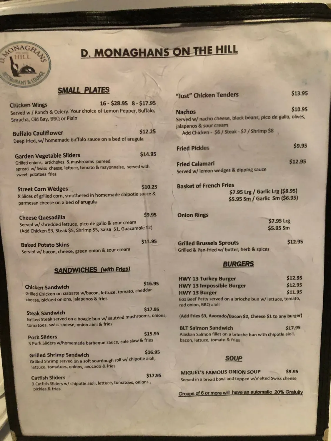 Menu 3