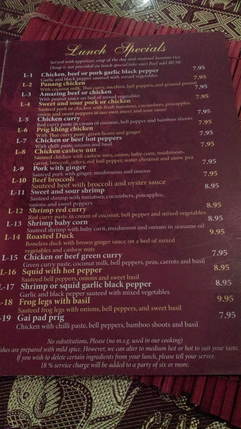 Menu 6