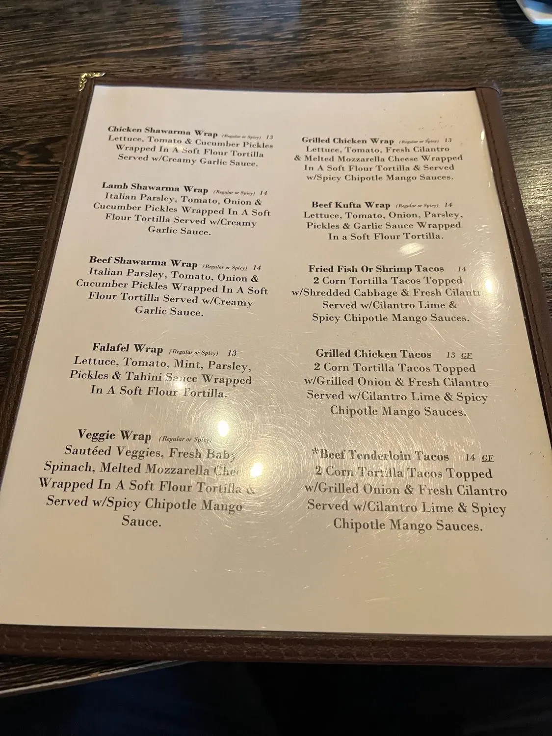 Menu 4