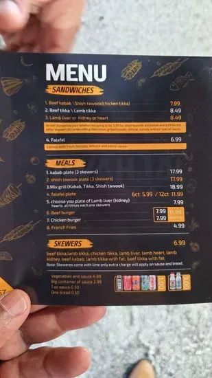 Menu 5