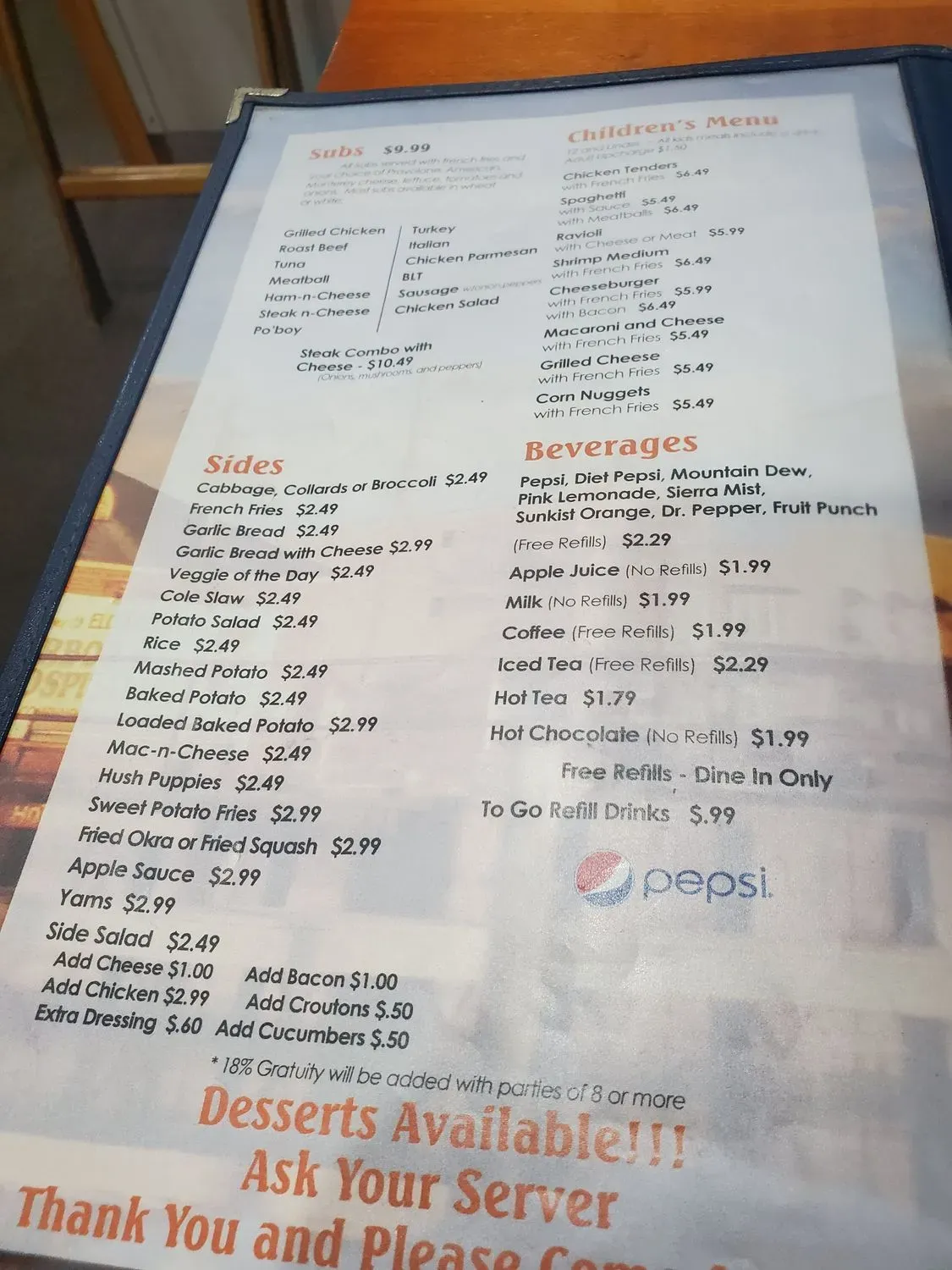 Menu 4