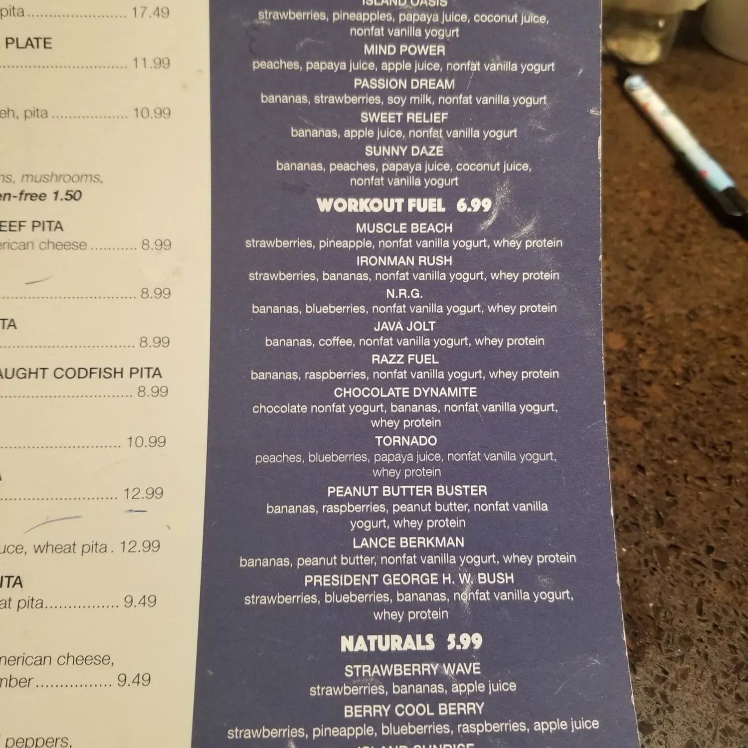 Menu 6