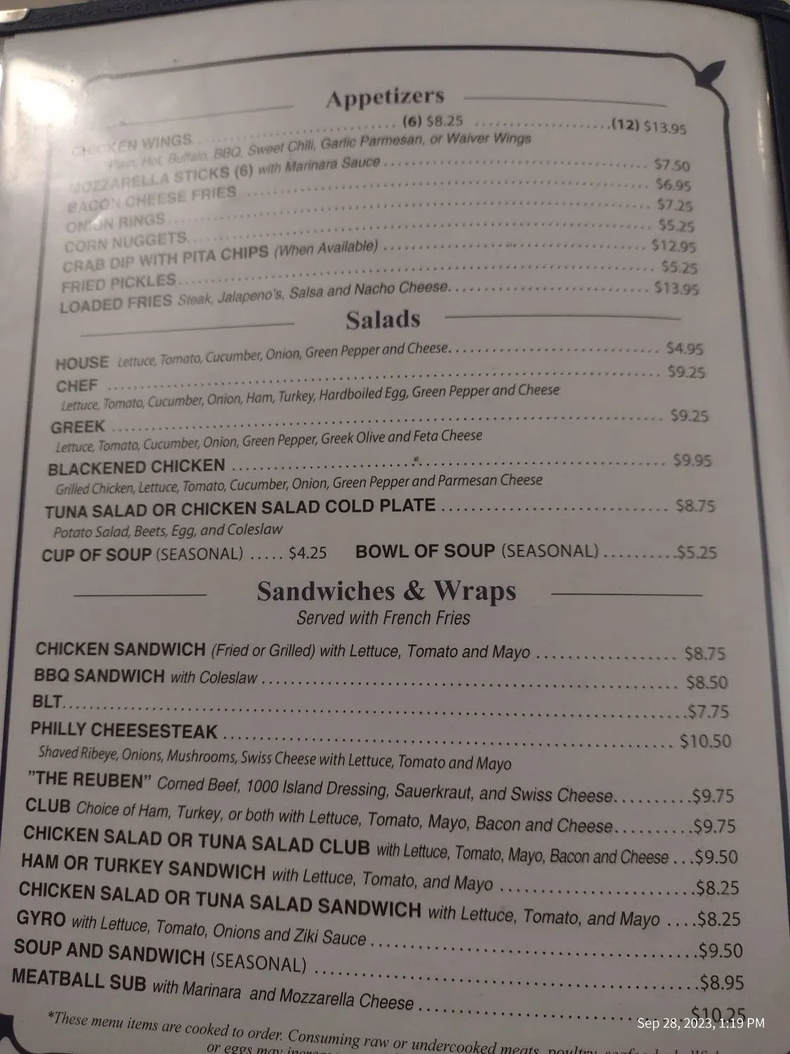 Menu 4