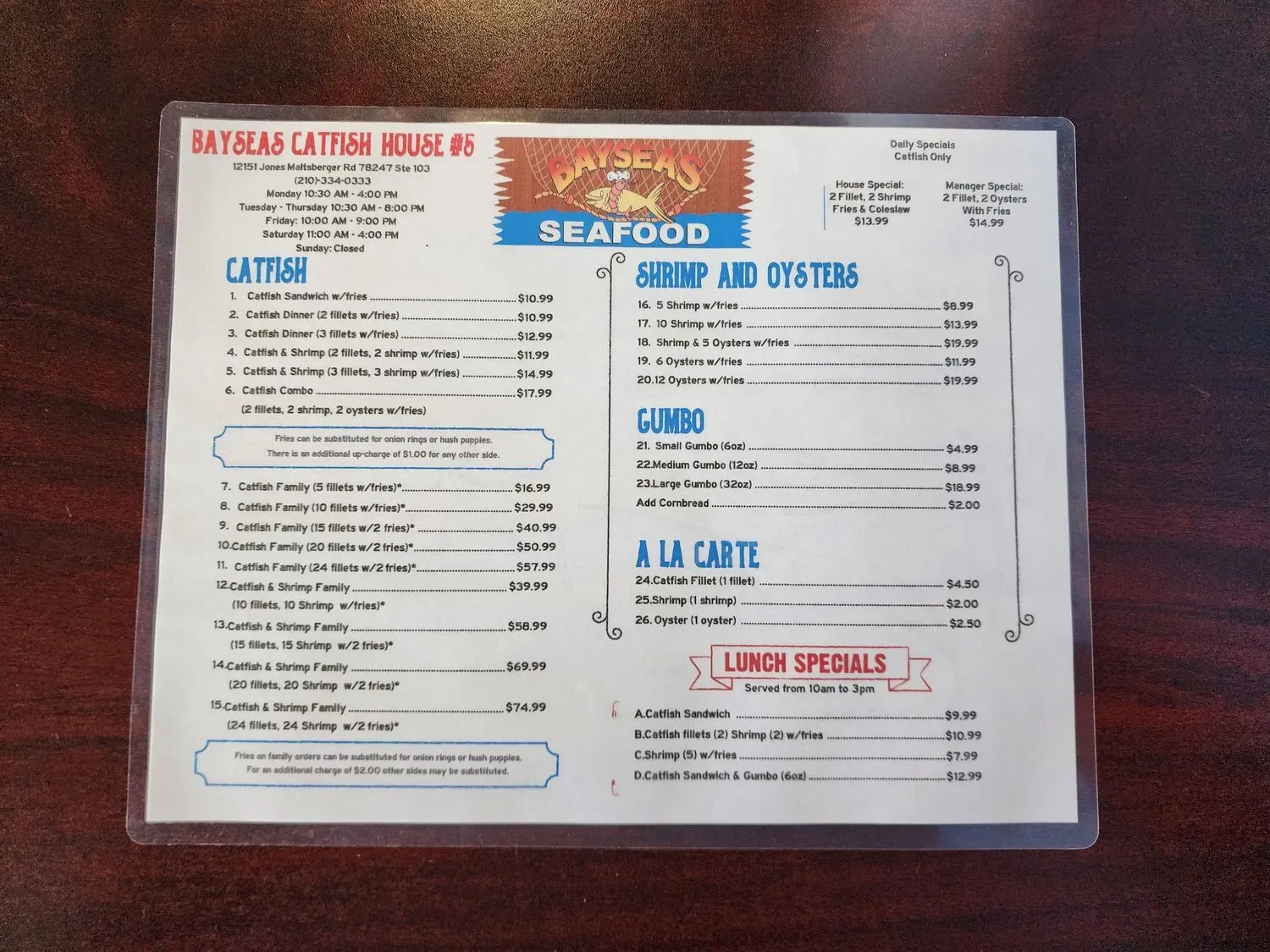 Menu 4