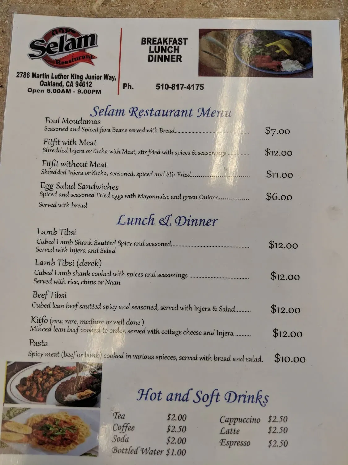 Menu 6