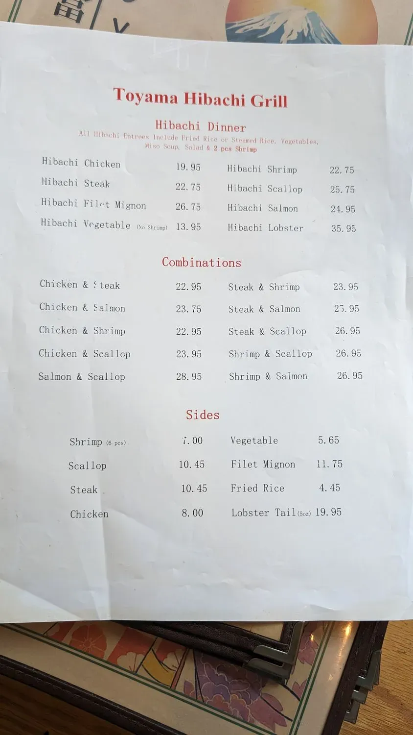 Menu 2