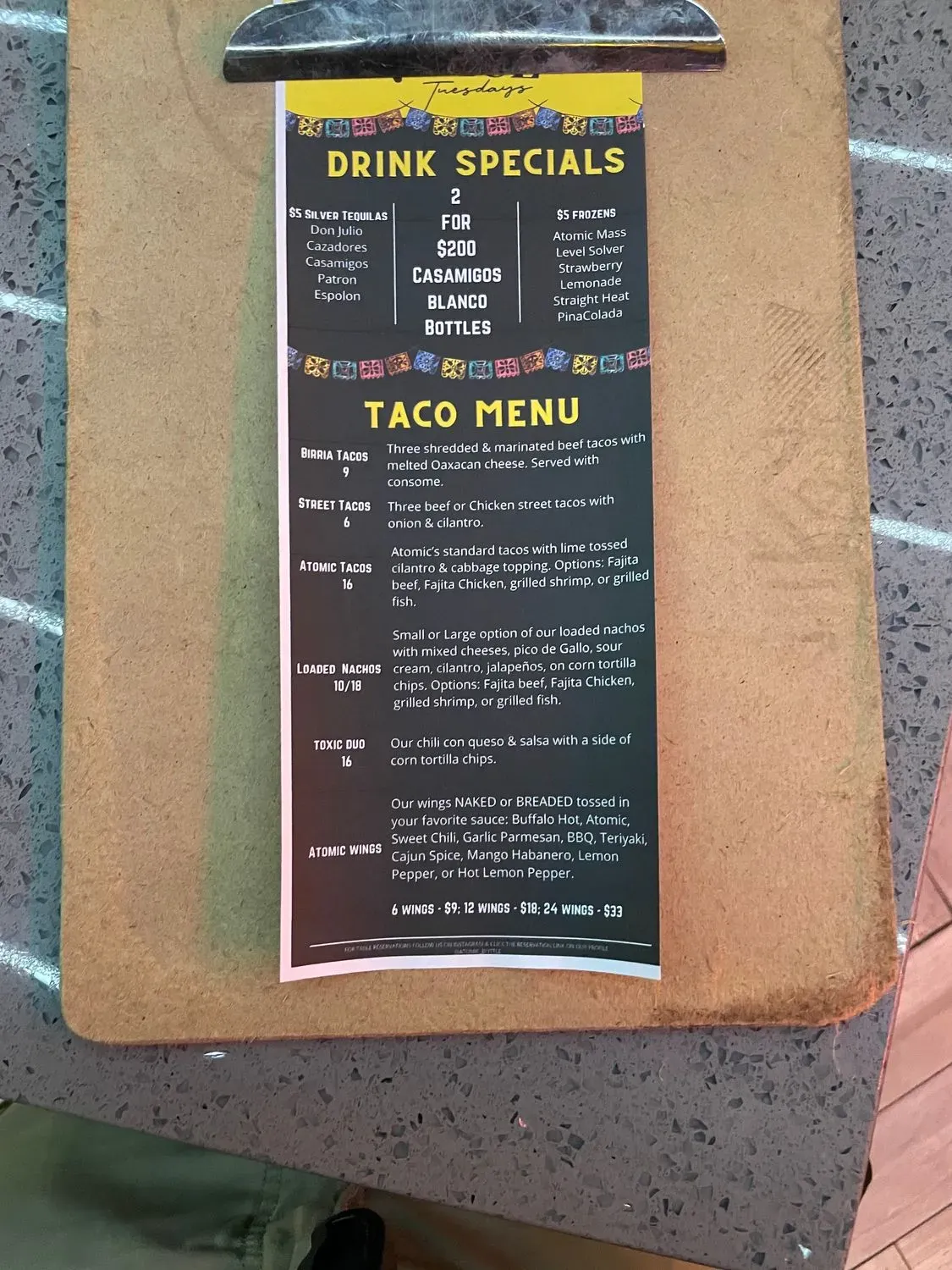 Menu 3