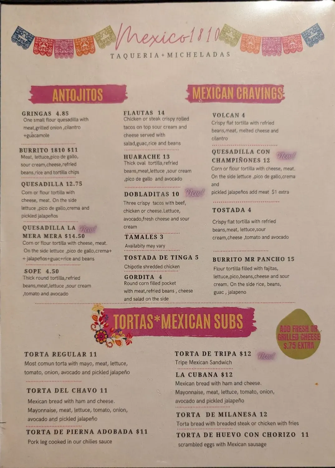 Menu 4