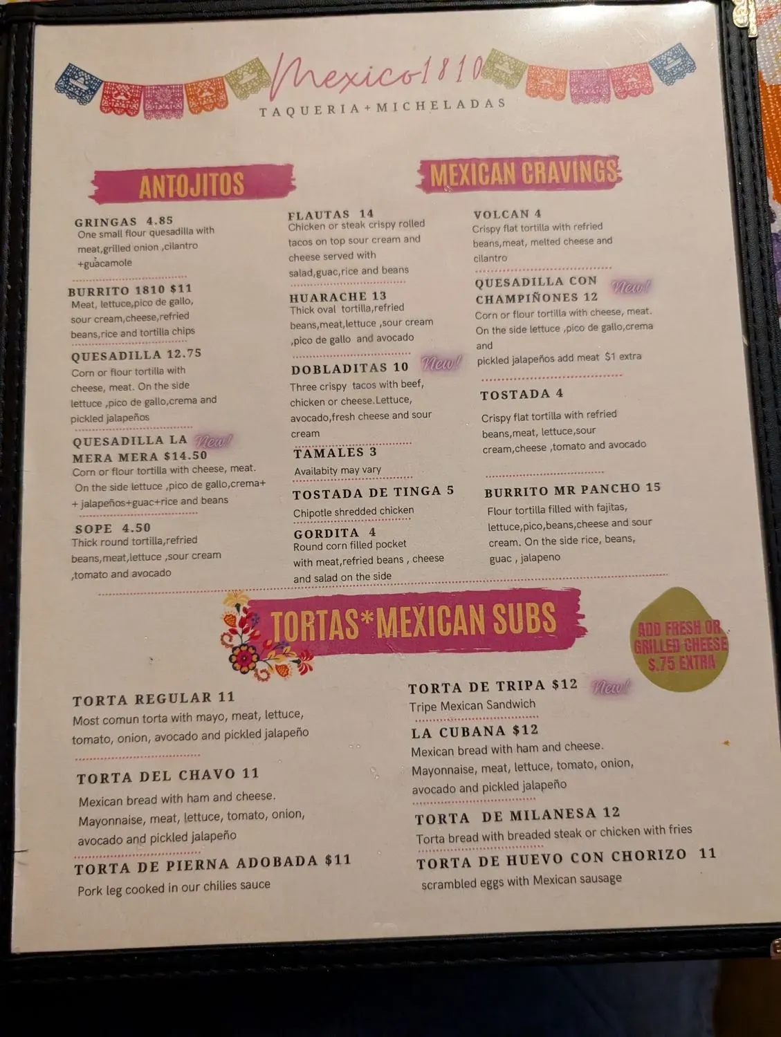 Menu 6