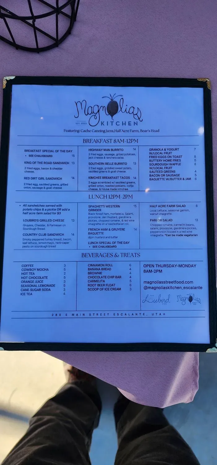 Menu 4