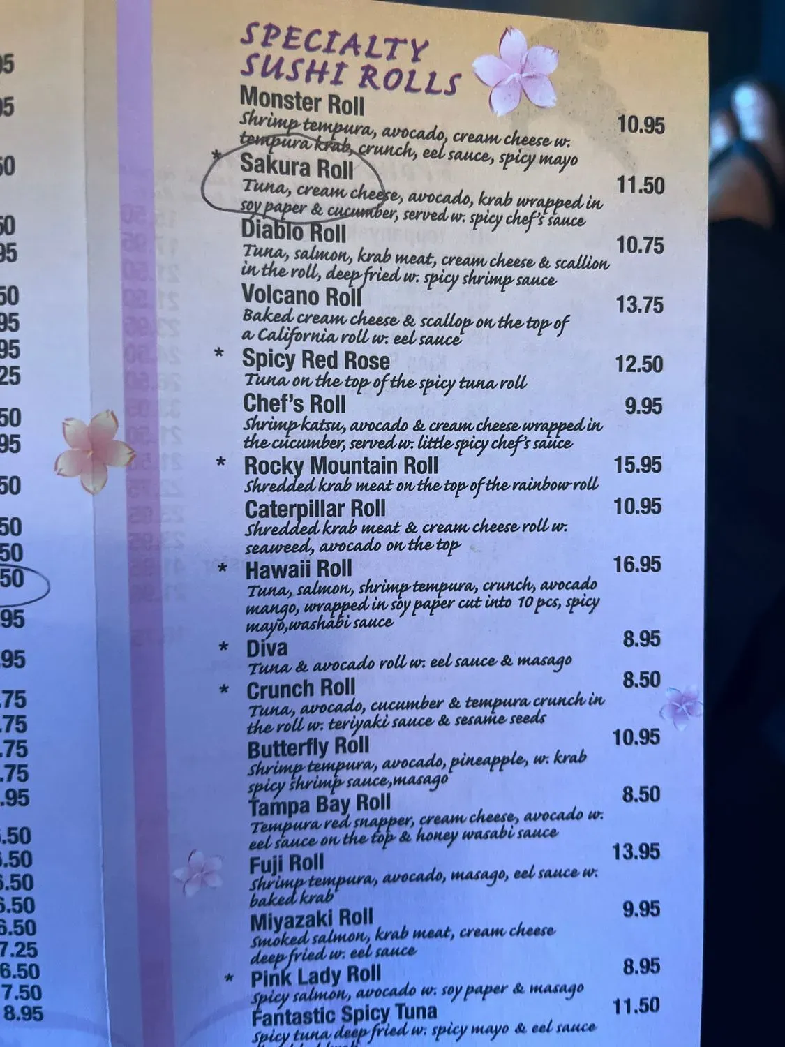 Menu 5