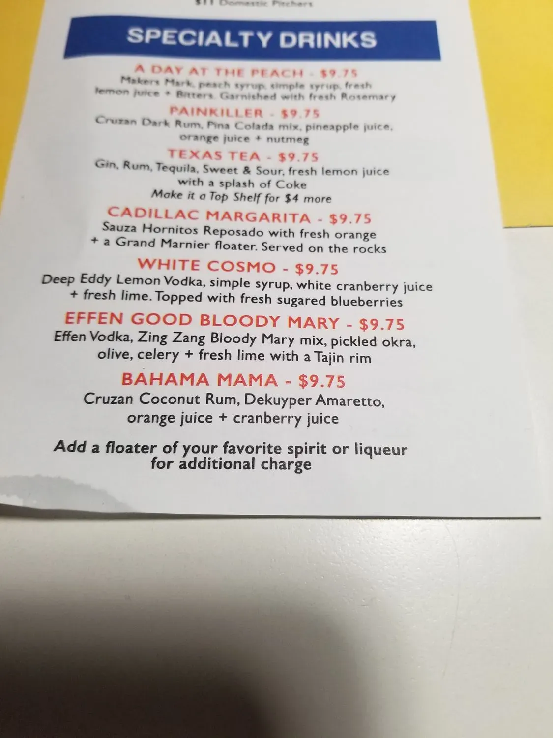 Menu 6