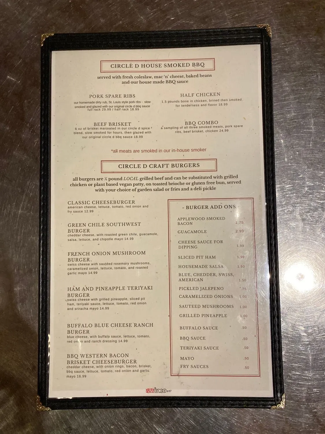 Menu 3