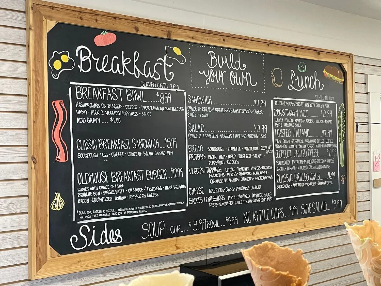 Third Day Kitchen Menu - Updated November 2025