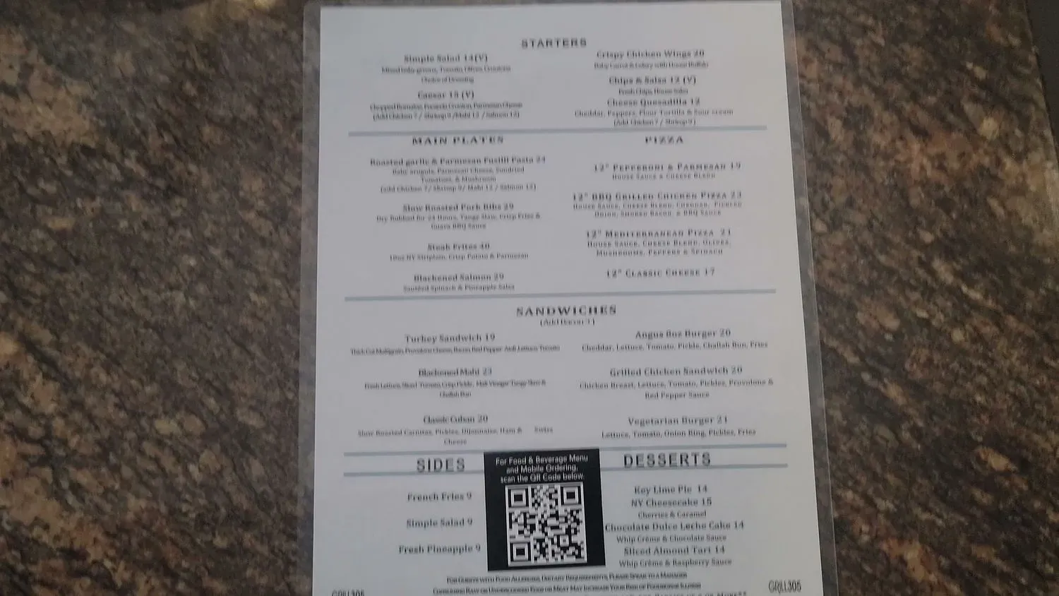 Menu 4