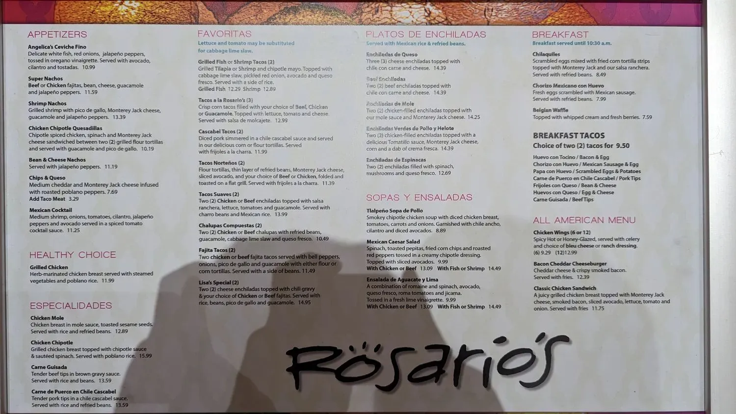 Menu 3