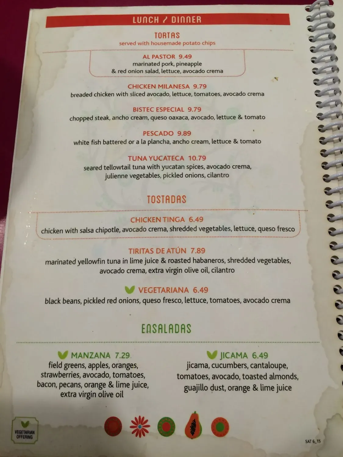 Menu 4