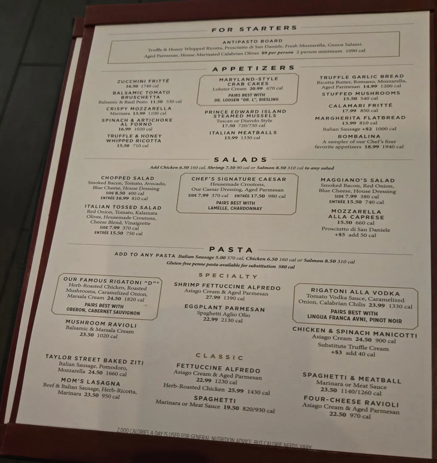 Menu 4