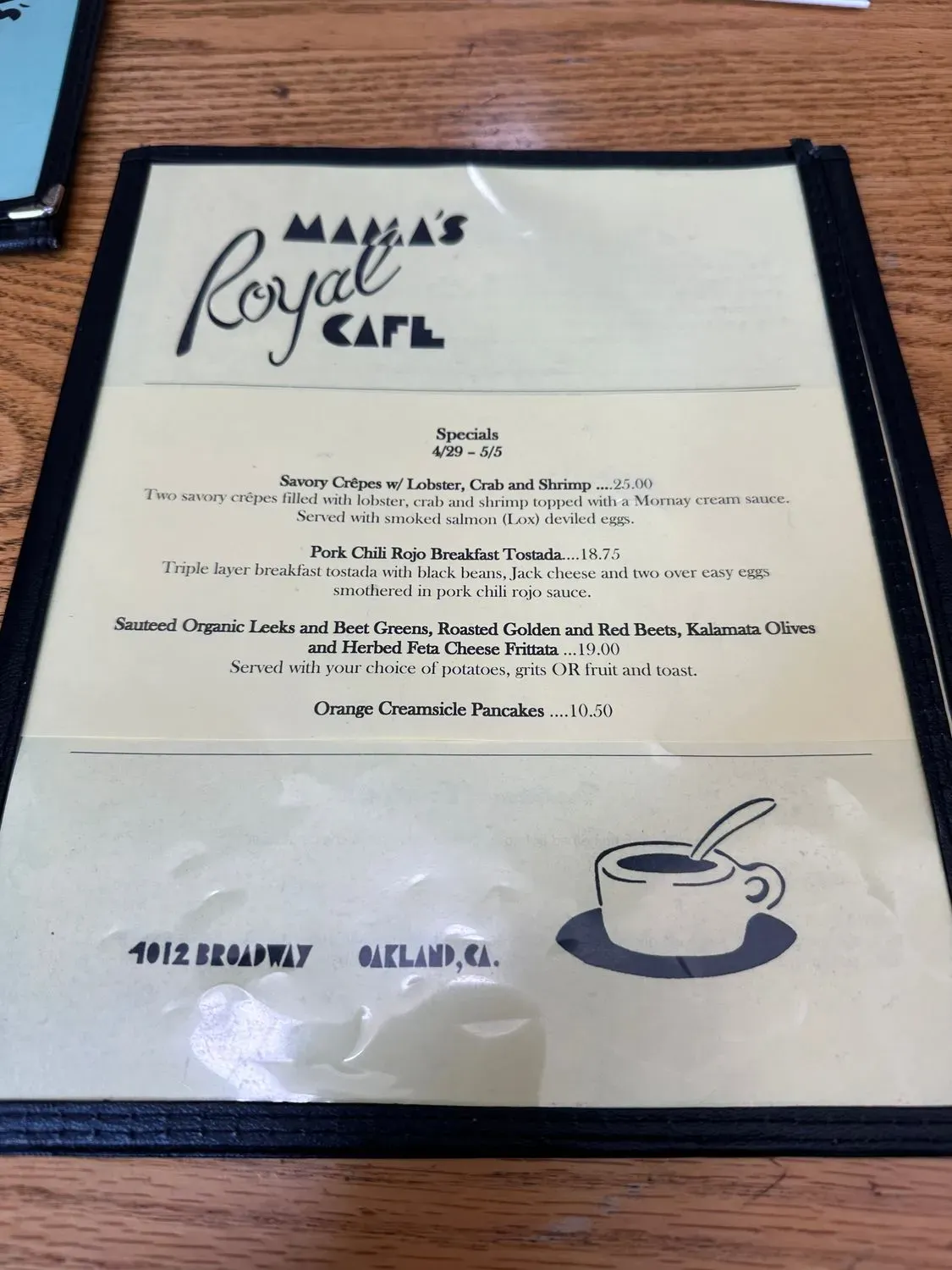 Menu 6