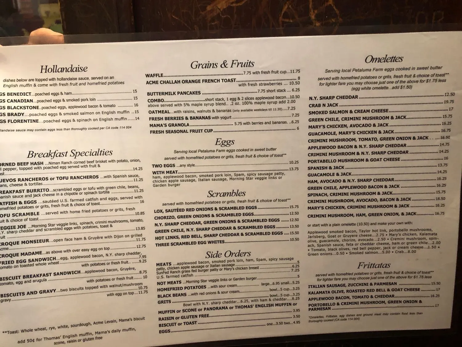 Menu 5