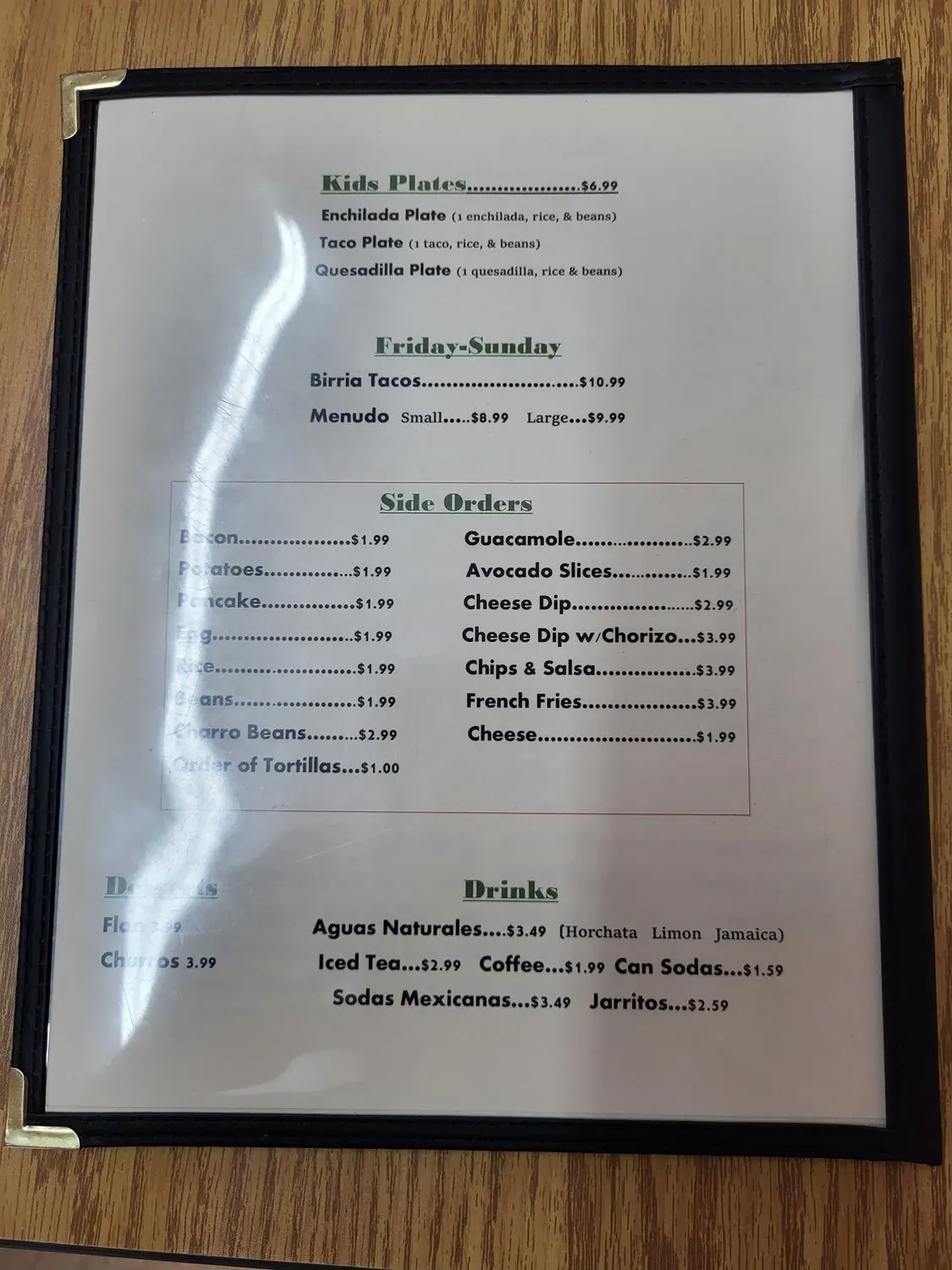 Menu 4