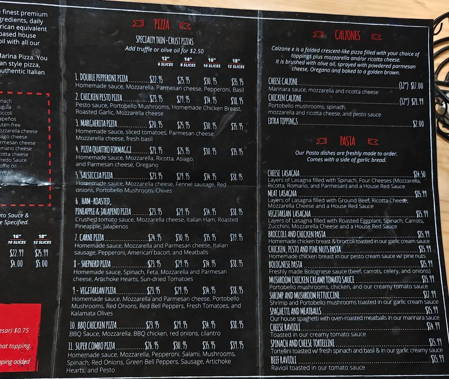 Menu 5