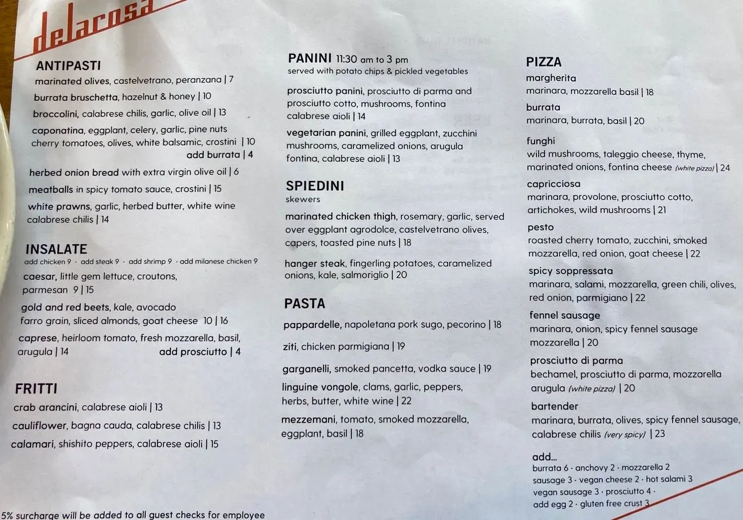 Menu 3