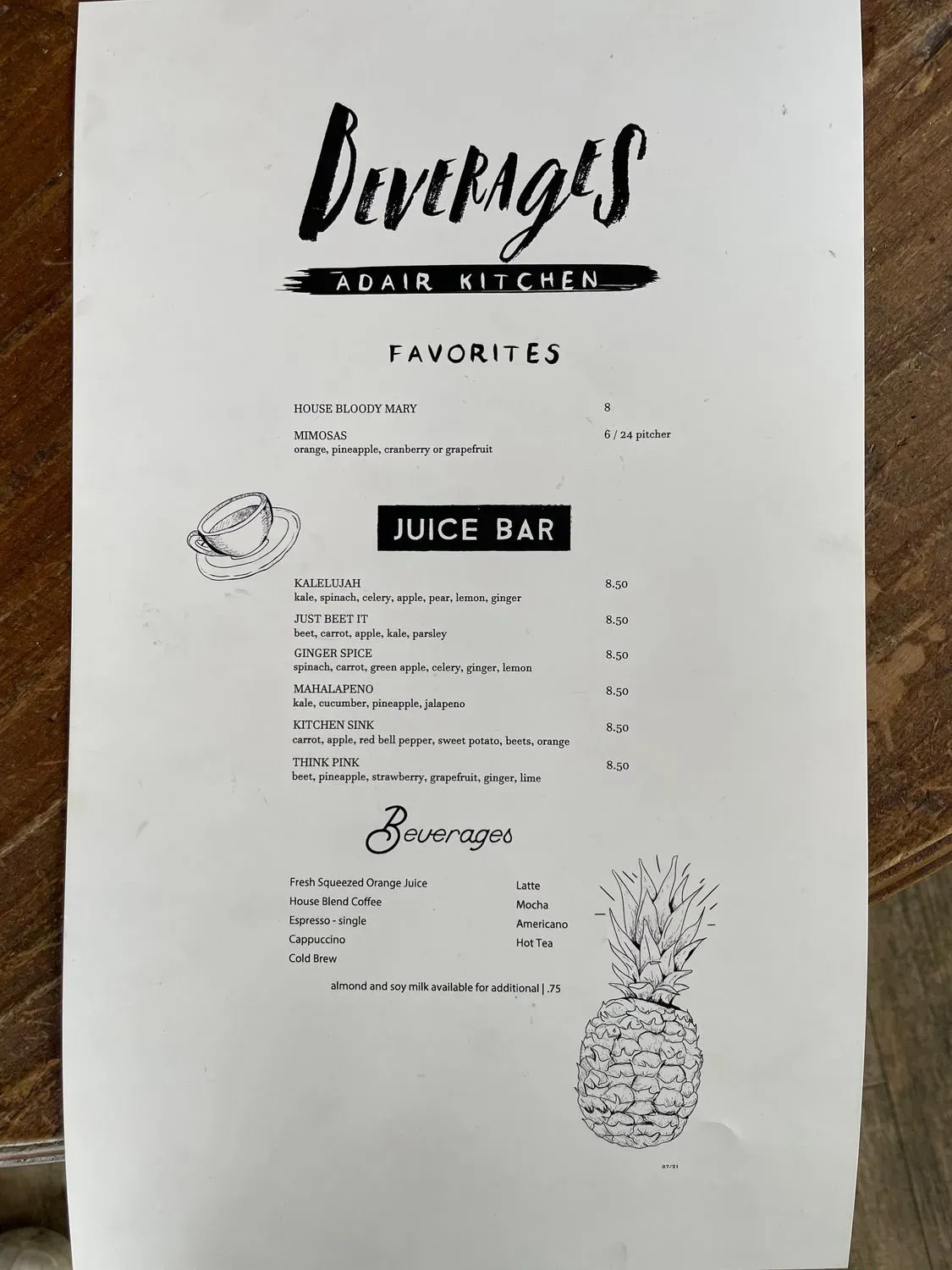 Menu 4