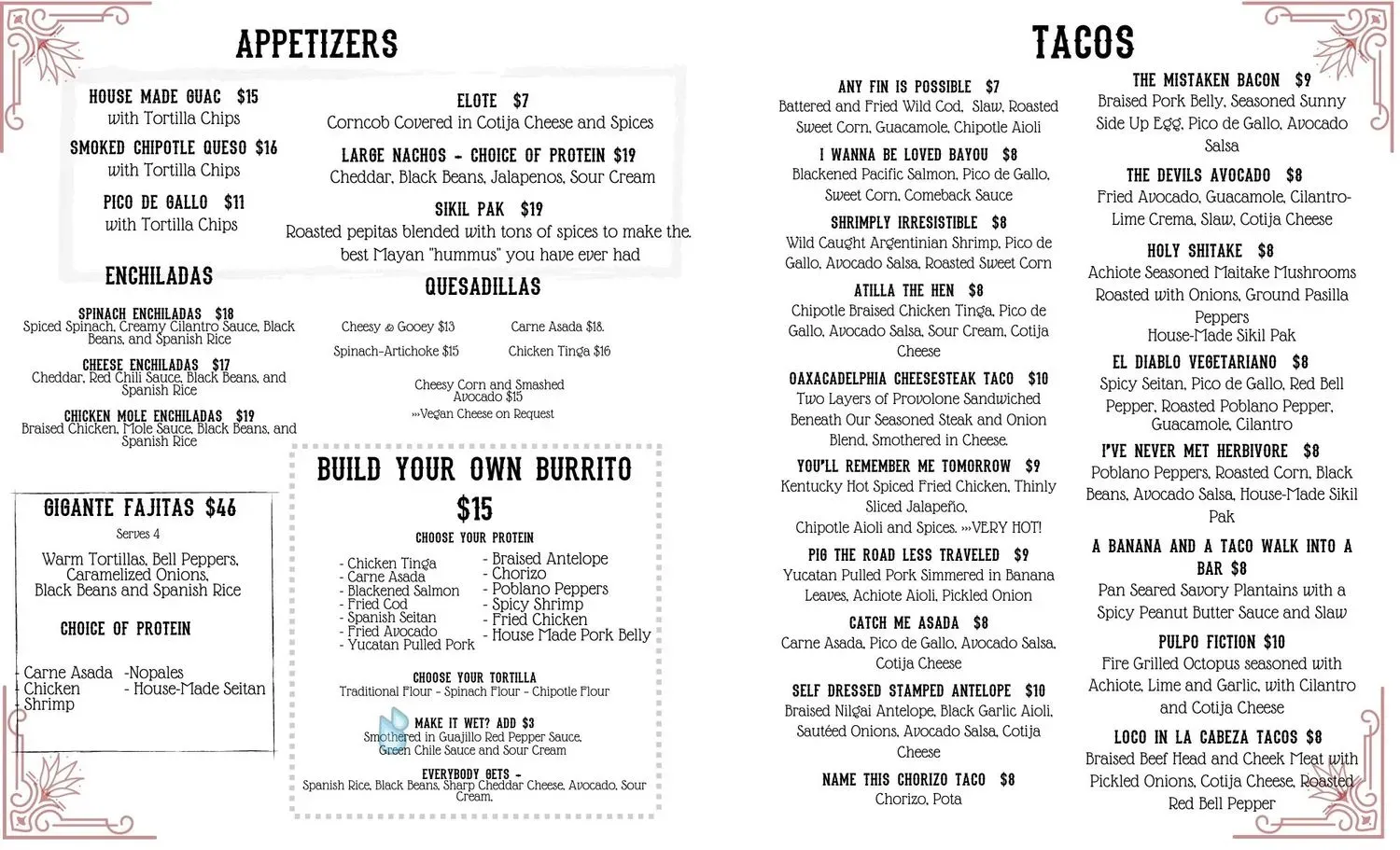 Menu 2