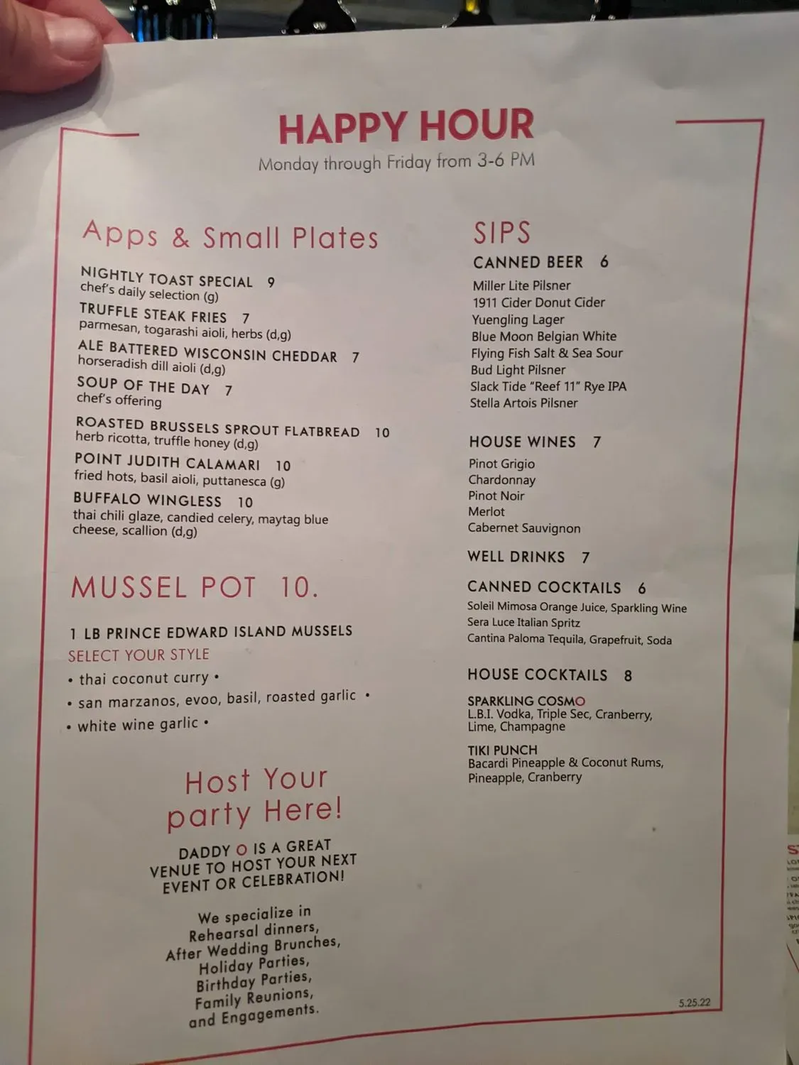 Menu 4