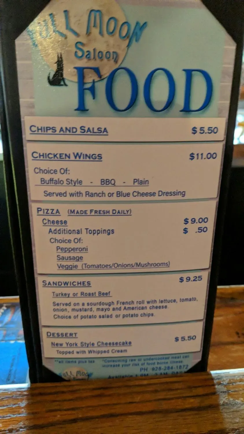 Menu 5