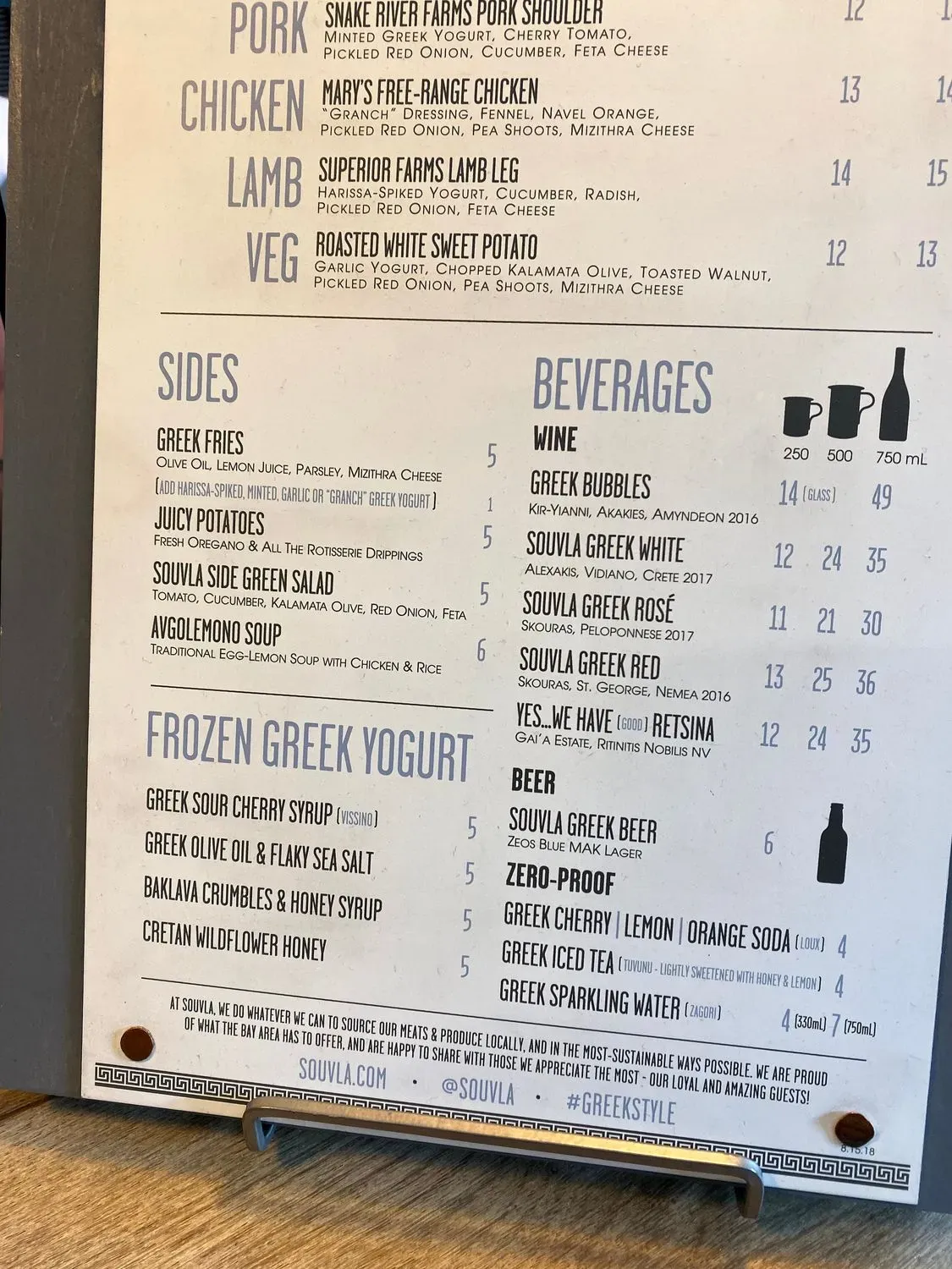 Menu 5