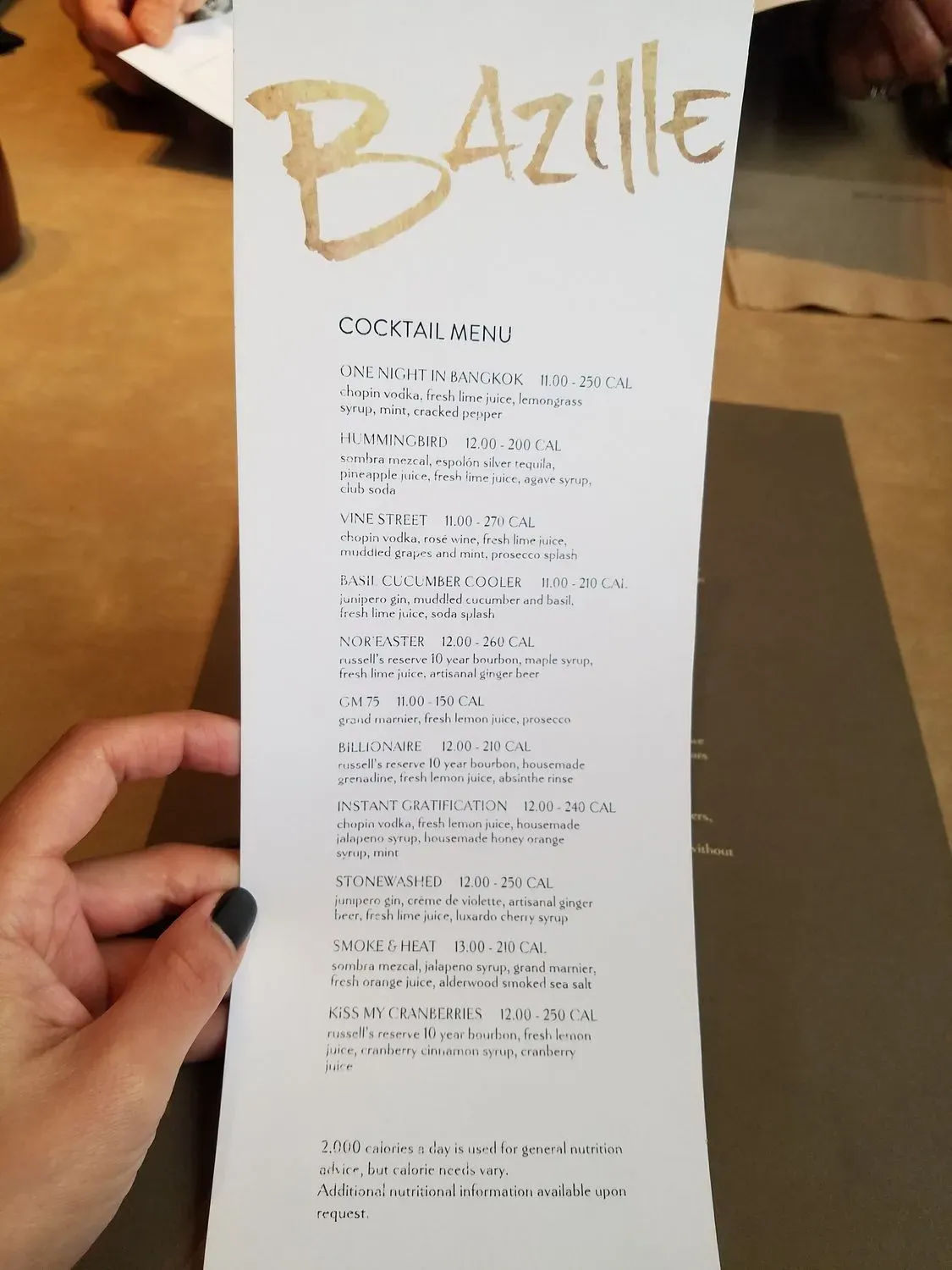 Menu 5