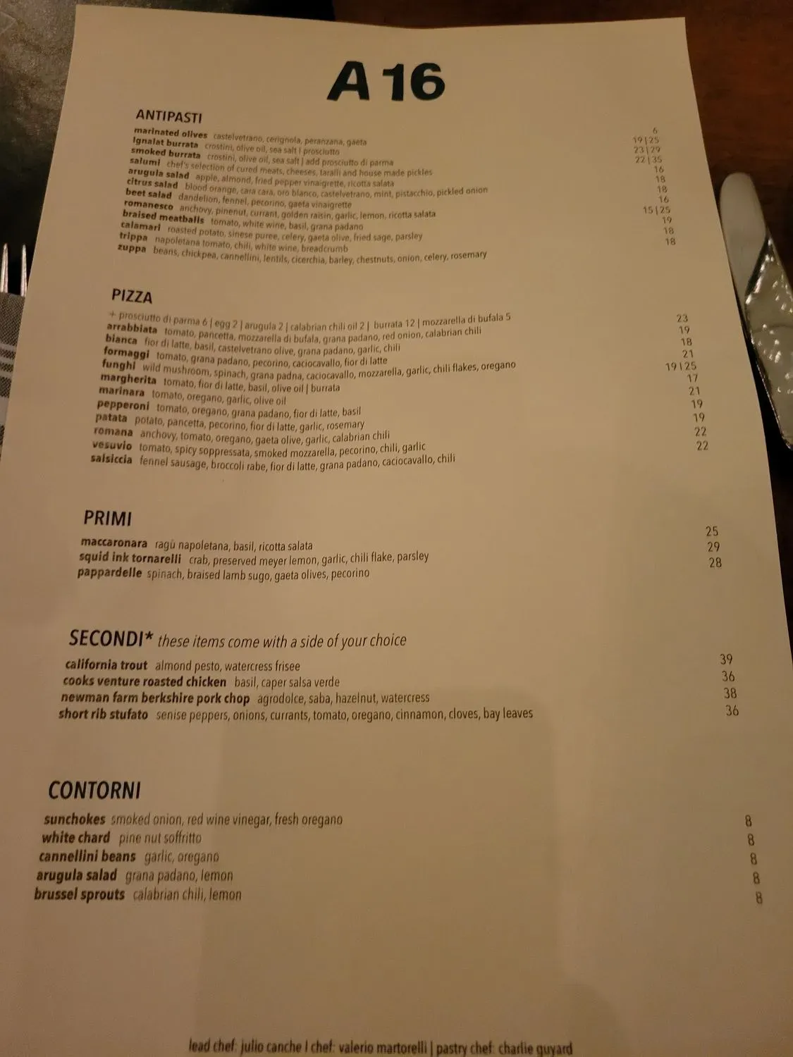 Menu 6