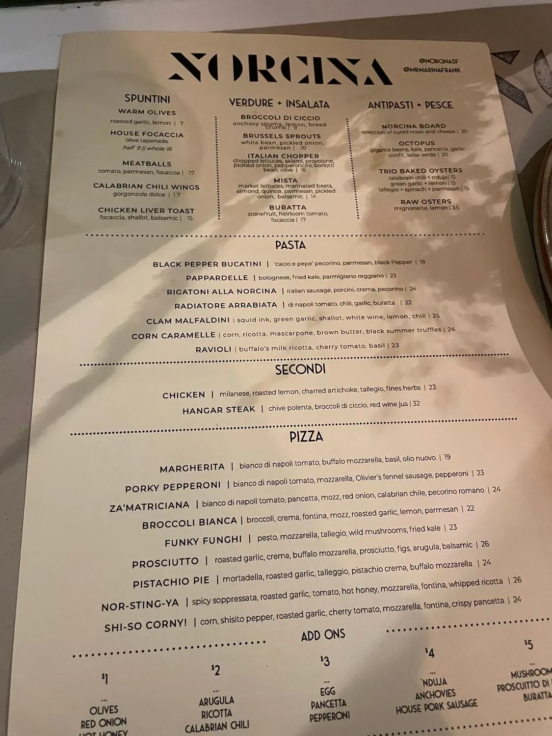 Menu 4