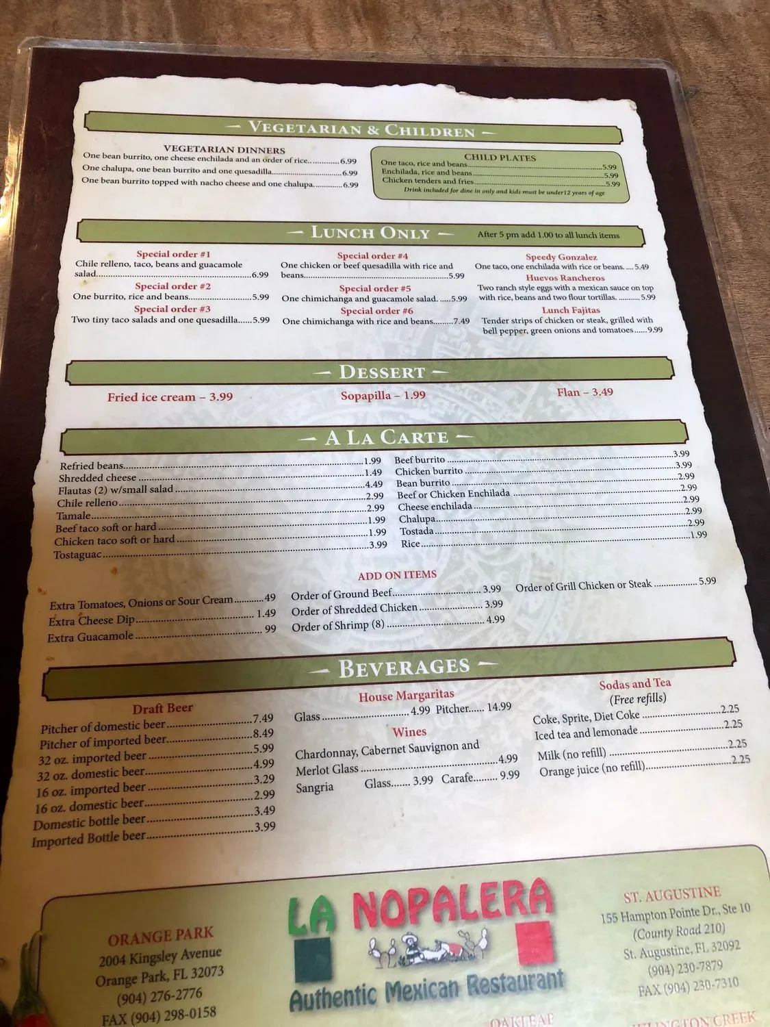 Menu 4