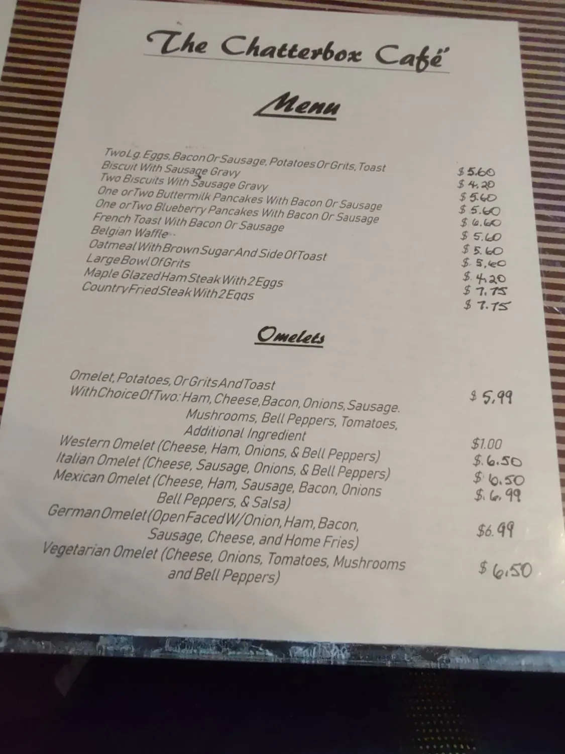 Menu 3