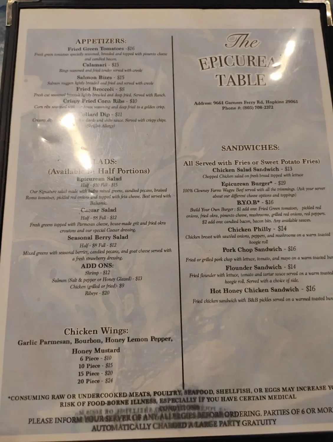 Menu 6