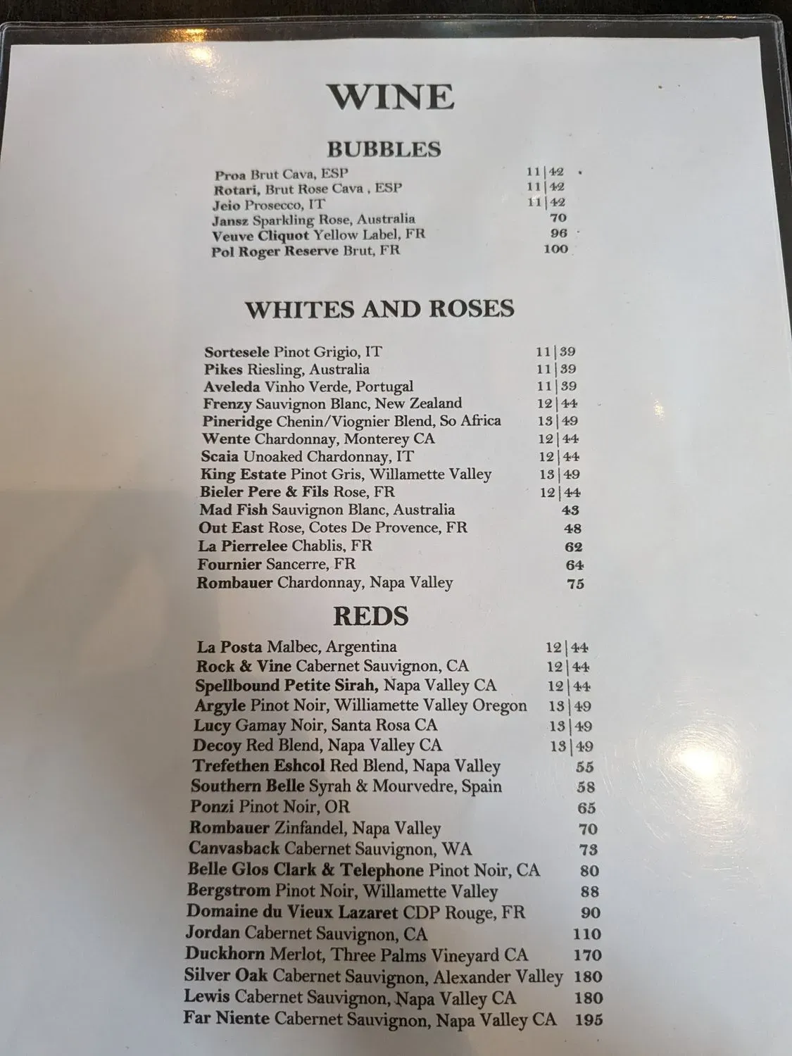 Menu 4