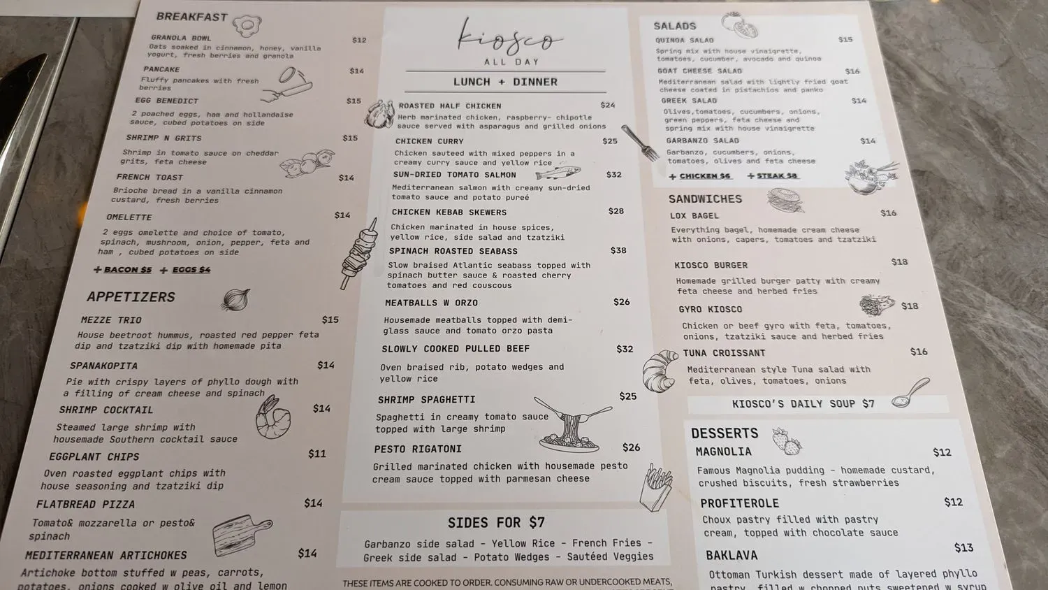 Menu 6