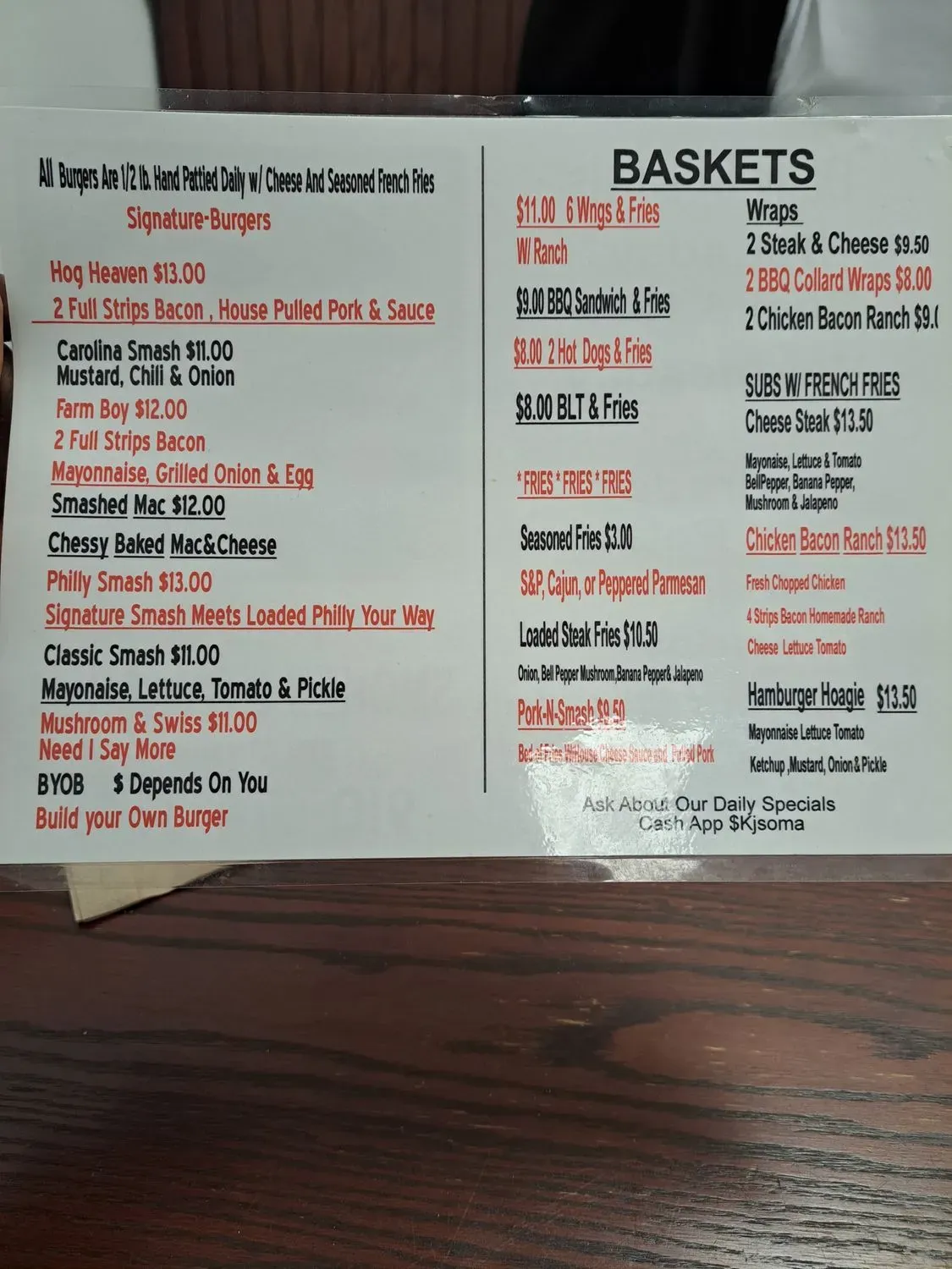 Menu 3