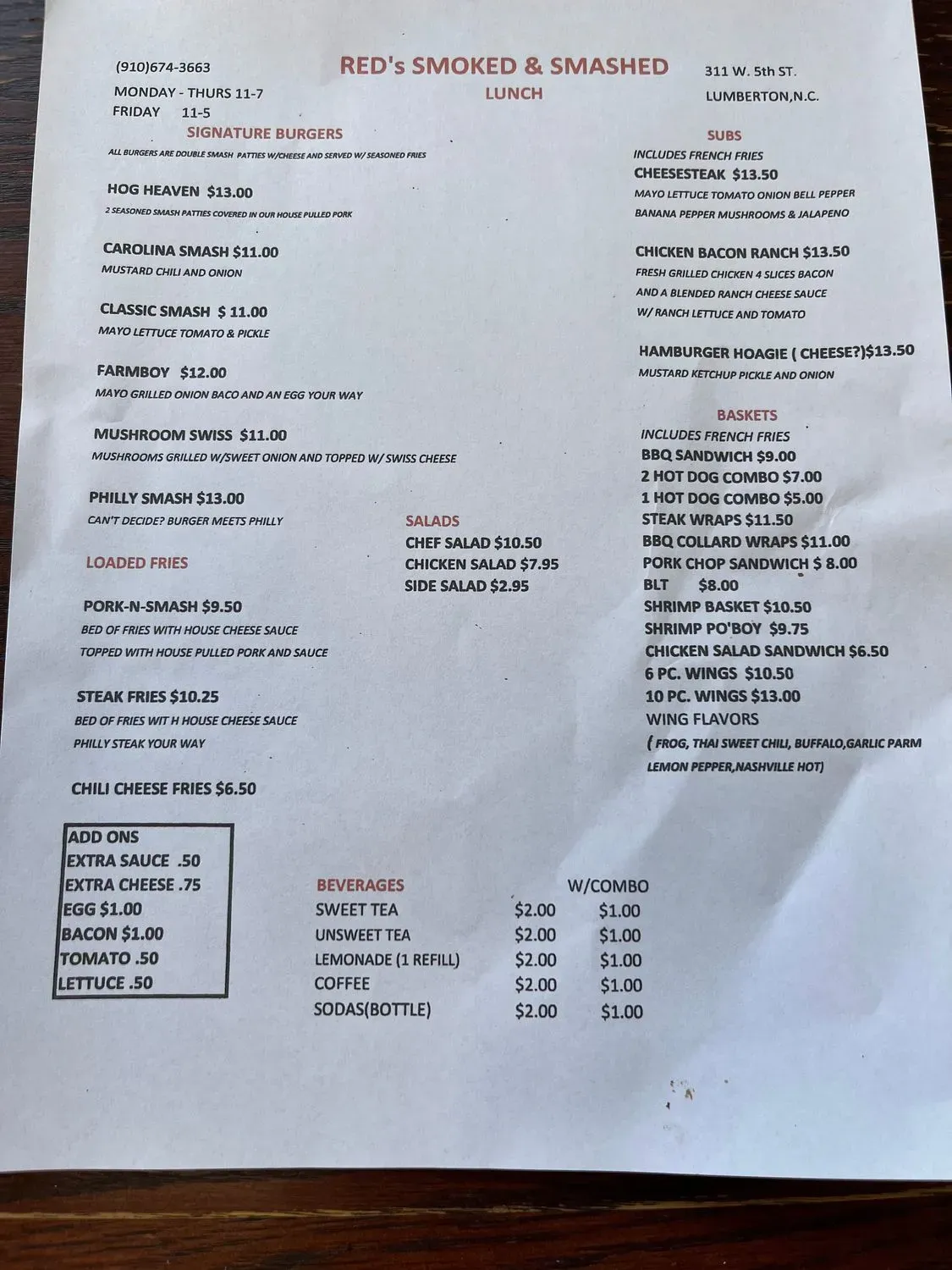 Menu 2