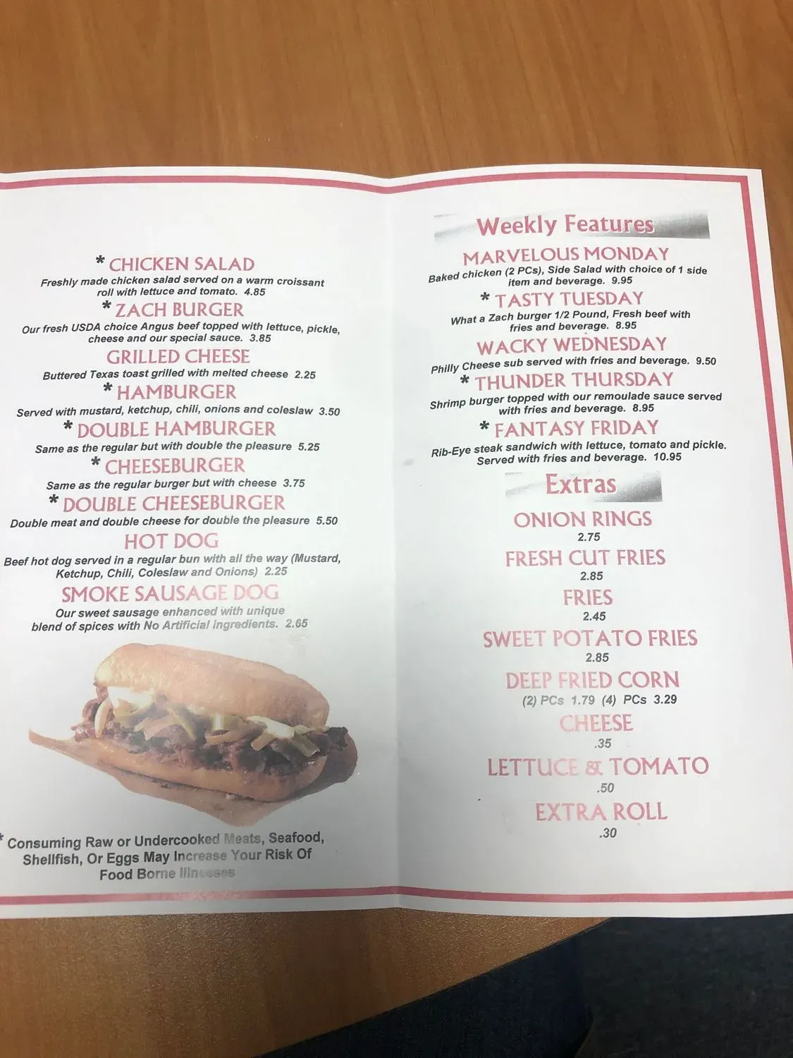 Menu 6