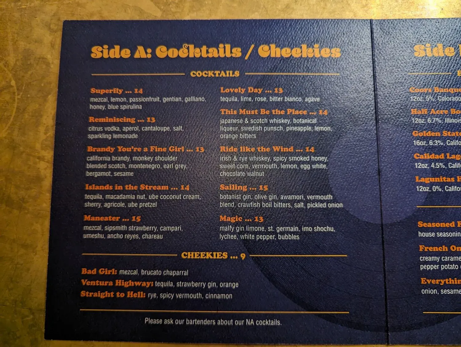 Menu 3