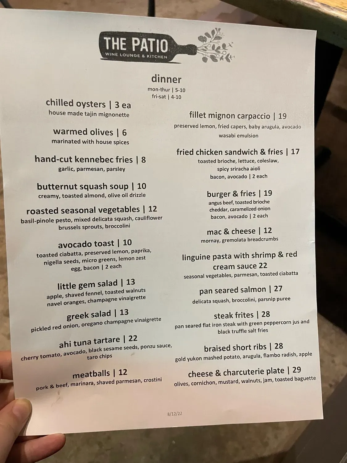 Menu 2