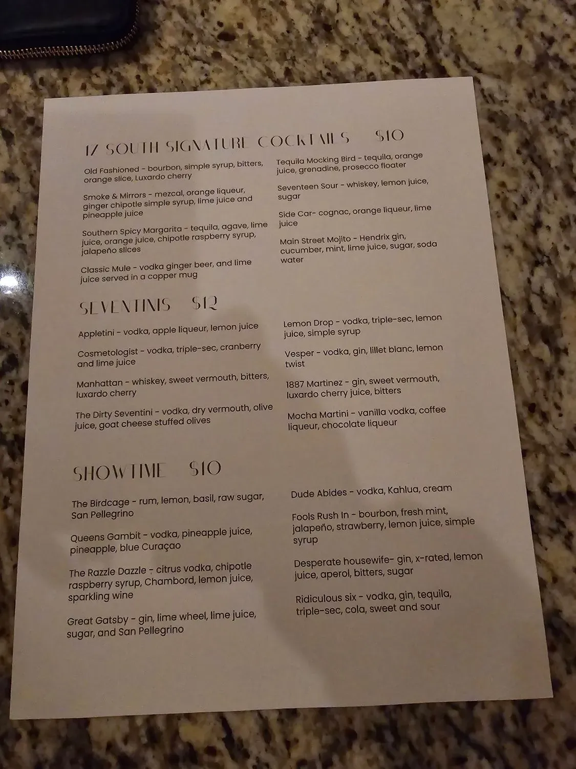 Menu 6