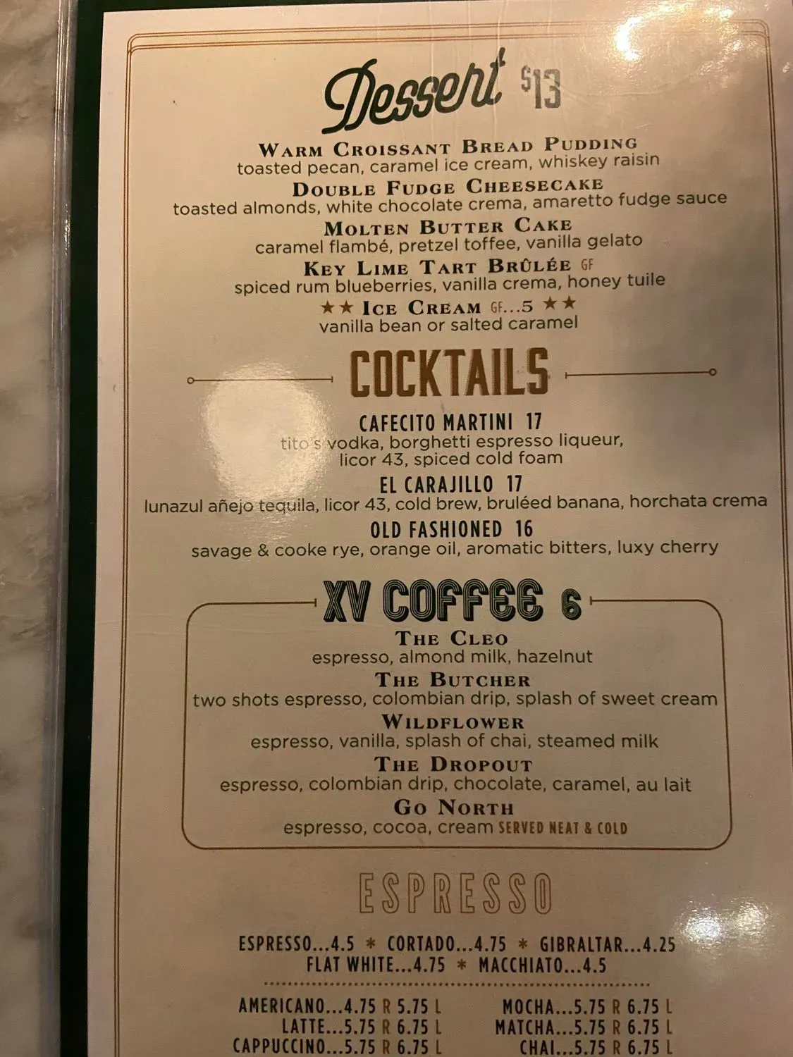 Menu 5